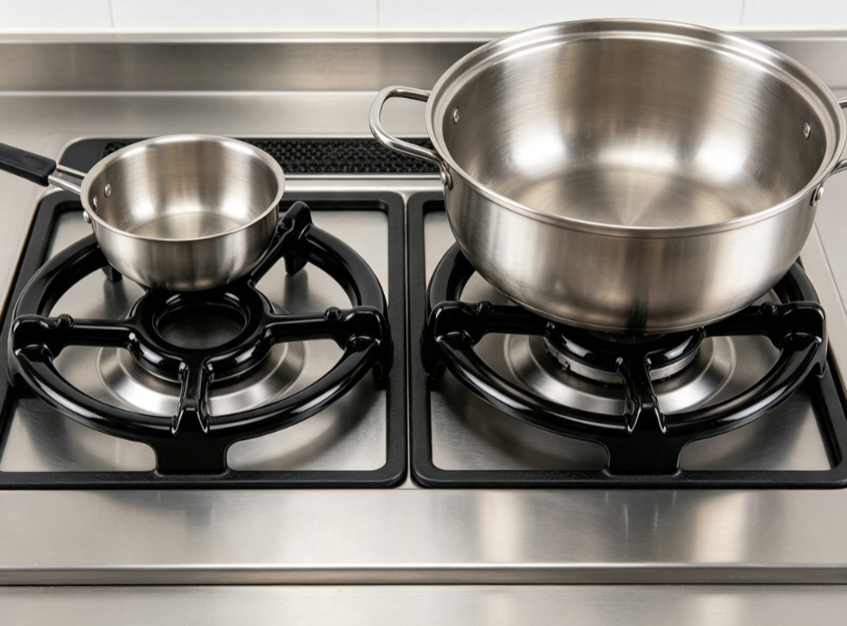 Support de brûleur de cuisinière, stable et anti‑glisse pour toutes vos casseroles