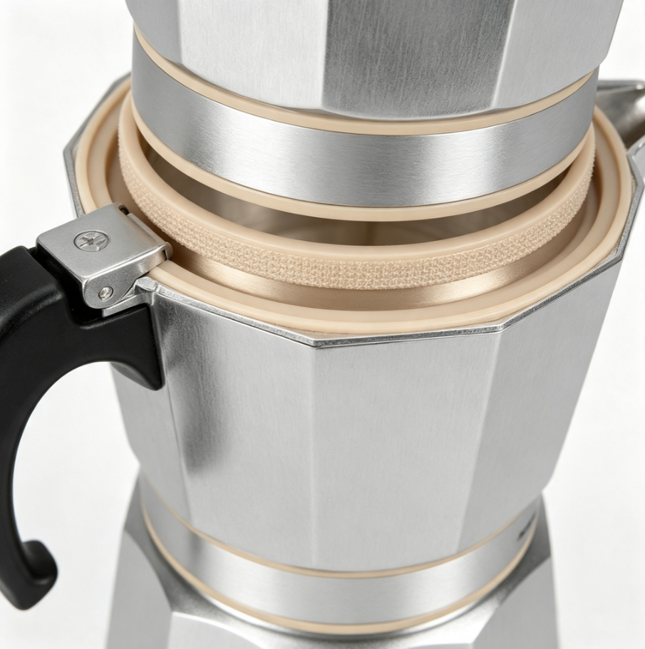 Cafetière Moka AVEL ENERGIES | Cafetière à Expresso pour Cuisinière, Extraction Traditionnelle