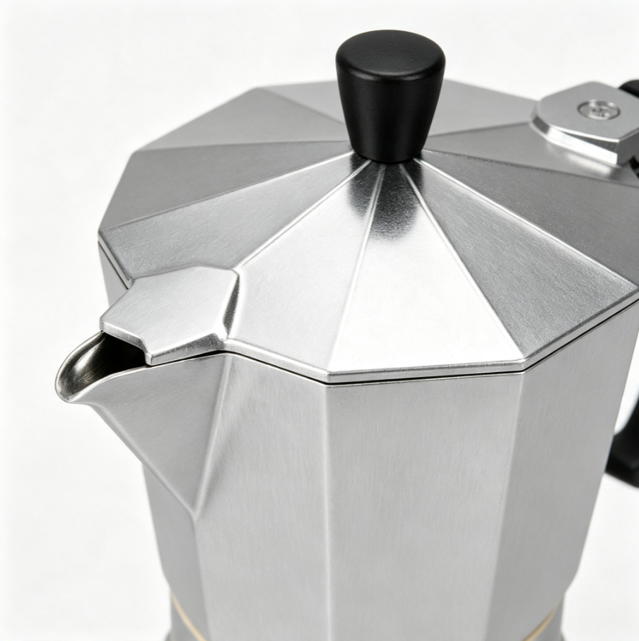 Cafetière Moka AVEL ENERGIES | Cafetière à Expresso pour Cuisinière, Extraction Traditionnelle